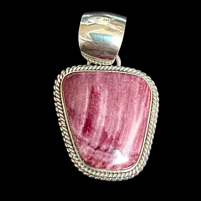 Purple Spiny Oyster Pendant by Artie Yellowhorse