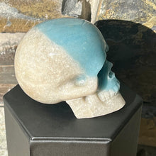 Load image into Gallery viewer, Hand Carved Skull Made of Trolleite
