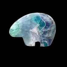 Load image into Gallery viewer, X Small Zuni Style Bear Carved from Fluorite
