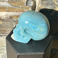 Load image into Gallery viewer, Hand Carved Skull Made of Trolleite