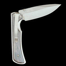 Load image into Gallery viewer, Gwynn Inlay 8” Stainless Steel Folding Single Blade Knife