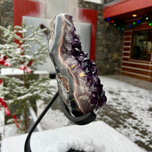 Load image into Gallery viewer, Amethyst Geode with Stand