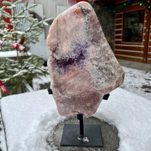 Load image into Gallery viewer, Pink Amethyst with Stand
