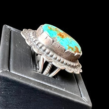 Load image into Gallery viewer, Navajo made Royston Turquoise Ring

