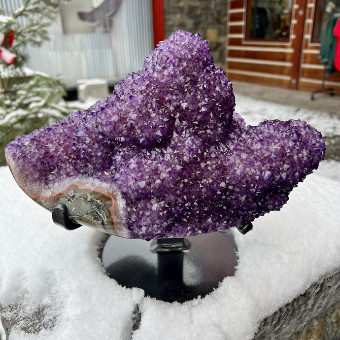 Amethyst Cloud with Stand