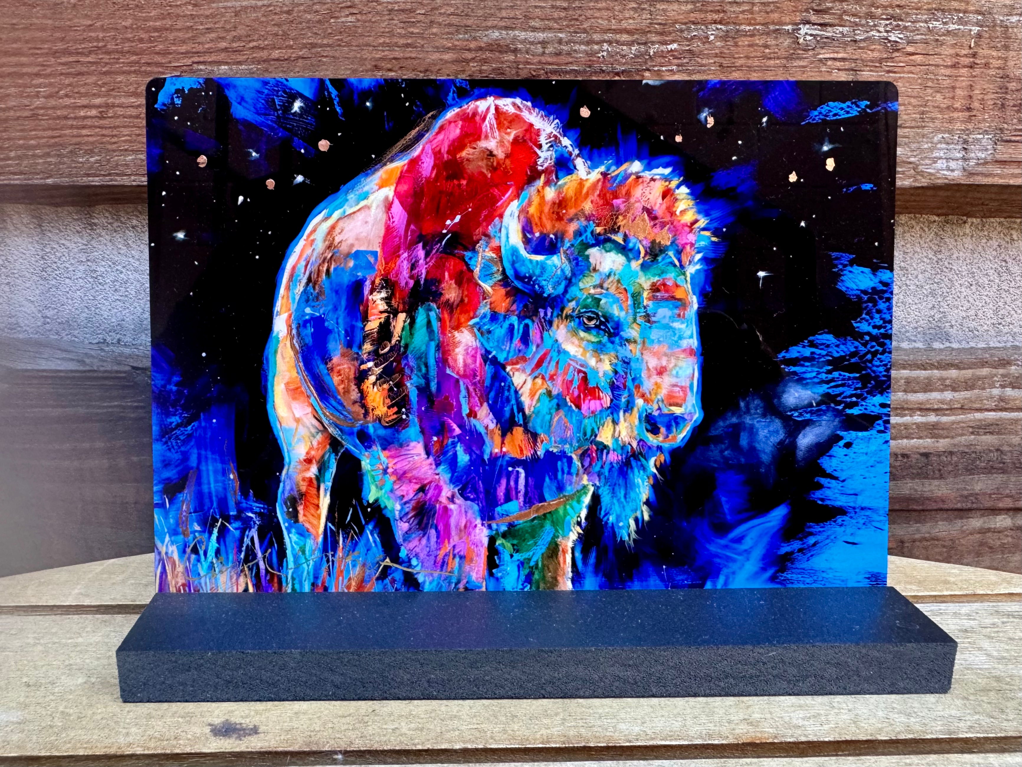 Starry, Starry Night - Metal Print by Carol Hagan 5” x 7