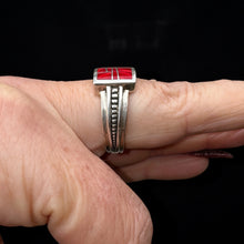 Load image into Gallery viewer, Inlay Ring by David Rosales, Size 9
