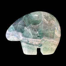 Load image into Gallery viewer, Zuni Style Carved Bear made of Fluorite

