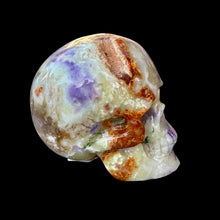 Load image into Gallery viewer, Small Hand Carved Skull Made from Purple Opal