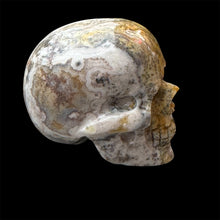Load image into Gallery viewer, Small Hand Carved Skull Made of Verde Valley Agate