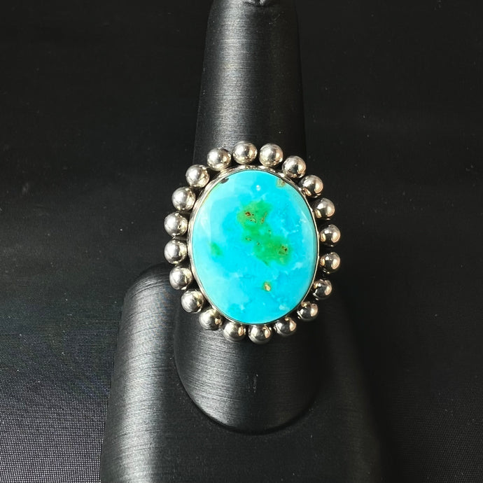 Sonoran Gold Turquoise Ring by Artie Yellowhorse, Size 9.75