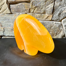 Load image into Gallery viewer, Large Zuni Style Bear Carved from Honey Calcite