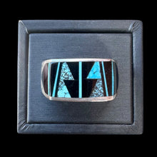 Load image into Gallery viewer, Inlay Ring by David Rosales, Size 12
