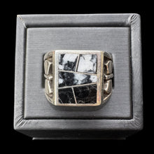 Load image into Gallery viewer, Inlay Ring by David Rosales, Size 10
