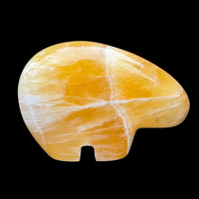 Load image into Gallery viewer, Medium Zuni Style Bear Made from Orange Calcite
