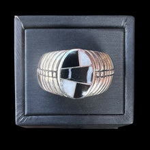 Load image into Gallery viewer, Inlay Ring by David Rosales, Size 13
