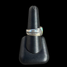 Load image into Gallery viewer, Inlay Ring by David Rosales, Size 9
