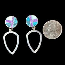 Load image into Gallery viewer, Inlay Earrings by David Rosales
