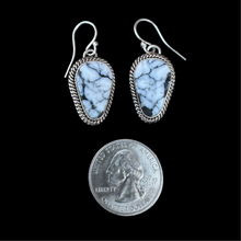 Load image into Gallery viewer, White Buffalo Earrings by Artie Yellowhorse
