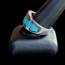 Load image into Gallery viewer, Inlay Ring by David Rosales, Size 12
