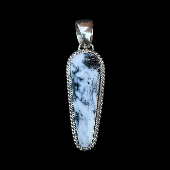 White Buffalo Pendant by Artie Yellowhorse