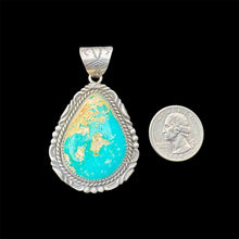Load image into Gallery viewer, Kingman Turquoise Pendant
