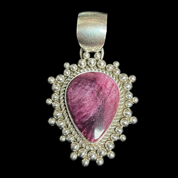 Purple Spiny Oyster Pendant by Artie Yellowhorse