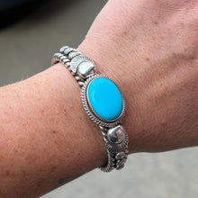 Load image into Gallery viewer, Sleeping Beauty Turquoise Heavy Gauge Cuff
