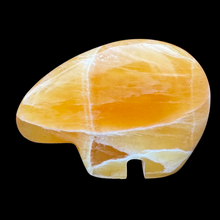 Load image into Gallery viewer, Medium Zuni Style Bear Made from Orange Calcite
