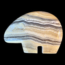 Load image into Gallery viewer, XL Zuni Style Bear made from Phantom Agate
