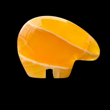 Load image into Gallery viewer, Small Zuni Style Bear Made of Orange Calcite
