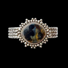 Load image into Gallery viewer, Pietersite Cuff by Artie Yellowhorse, Size 6.75
