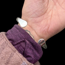 Load image into Gallery viewer, Sterling Silver Cuff with 14k Gold Wire Wrap by Artie Yellowhorse, Size 6.75
