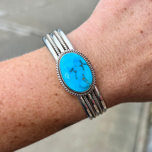 Load image into Gallery viewer, Sonoran Rose Turquoise Cuff
