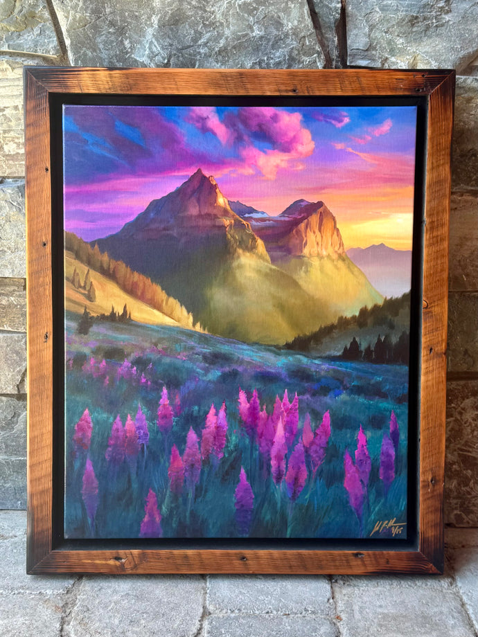 Beacon, Framed Print on Canvas by Colt Idol 20” x 16”