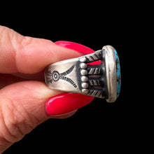 Load image into Gallery viewer, Egyptian Prince Turquoise Ring, Size 8
