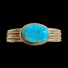 Load image into Gallery viewer, Sonoran Rose Turquoise Cuff by Artie Yellowhorse
