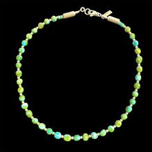 Load image into Gallery viewer, Sonoran Gold Turquoise and Sterling Silver Necklace by Artie Yellowhorse
