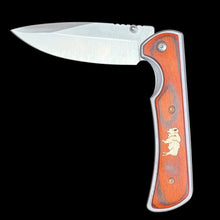 Load image into Gallery viewer, Gwynn Inlay 8” Stainless Steel Folding Single Blade Knife
