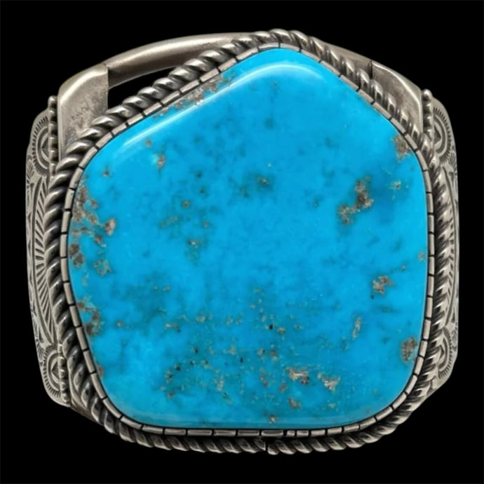 Blue Gem Turquoise Cuff