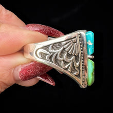 Load image into Gallery viewer, Cobblestone Inlay Ring by David Rosales, Size 9.5
