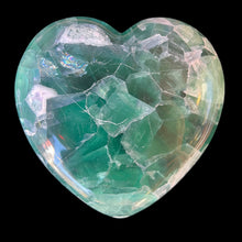 Load image into Gallery viewer, Carved Heart Made of Fluorite
