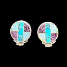 Load image into Gallery viewer, Inlay Earrings by David Rosales
