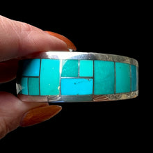 Load image into Gallery viewer, Kingman Turquoise Cuff by David Rosales
