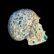 Load image into Gallery viewer, Medium Hand Carved Skull Made of K2 Granite
