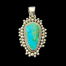 Load image into Gallery viewer, Sonoran Gold Turquoise Pendant by Artie Yellowhorse
