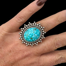 Load image into Gallery viewer, Kingman Waterweb Ring by Artie Yellowhorse, Size 7

