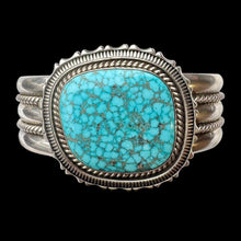Load image into Gallery viewer, Kingman Web Turquoise Cuff by Artie Yellowhorse, Size 6.75
