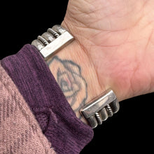 Load image into Gallery viewer, Kingman Web Turquoise Cuff by Artie Yellowhorse, Size 6.75
