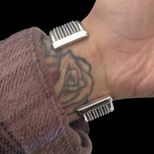 Load image into Gallery viewer, Sterling Silver Braided Mesh Cuff by Artie Yellowhorse, Size 6.5”
